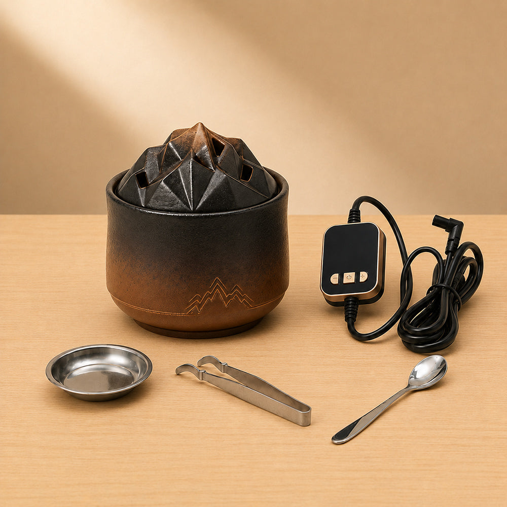 Mountain Designed Portable Electric Incense Burner