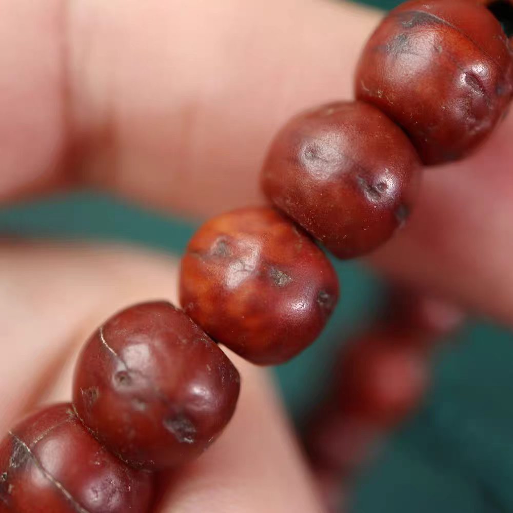 Old Tibetan Phoenix Eye Bodhi Seed Mala