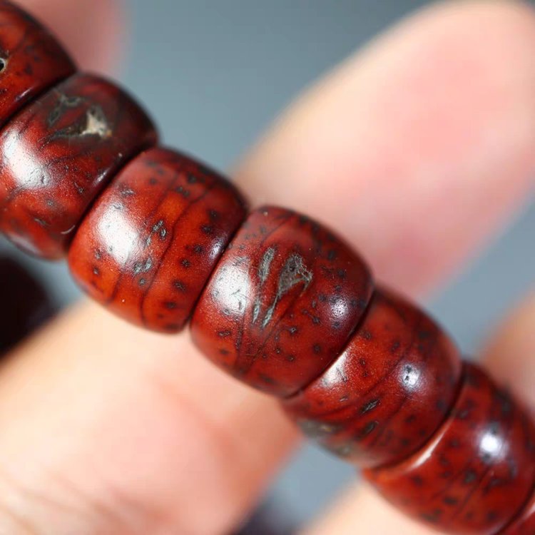 Old Tibetan Bodhi Seed Prayer Beads Bracelet