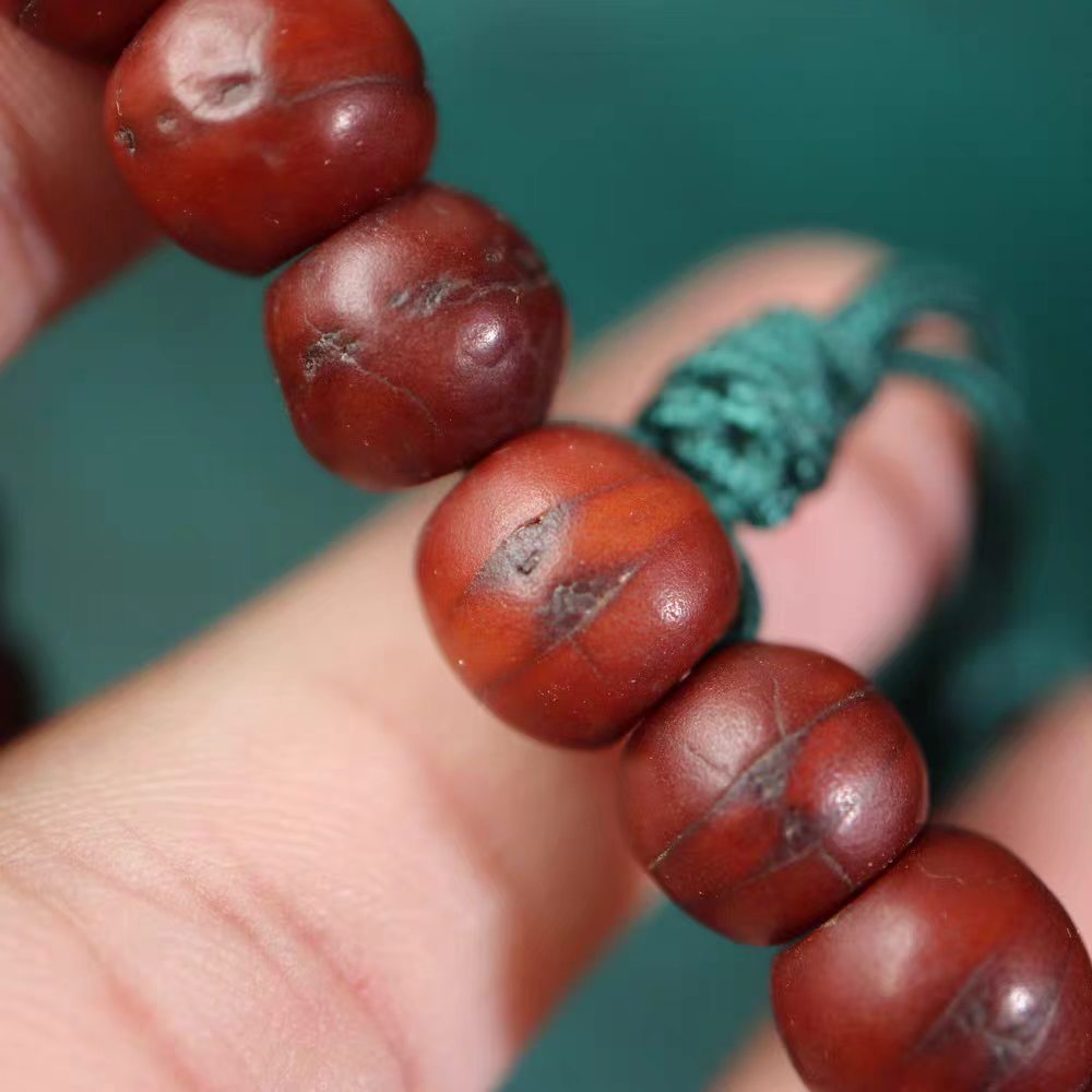 Old Tibetan Phoenix Eye Bodhi Seed Mala