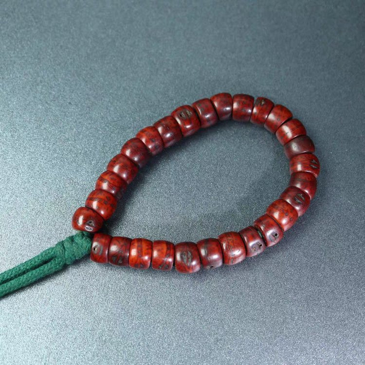 Old Tibetan Bodhi Seed Prayer Beads Bracelet