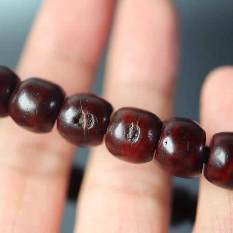 Old Tibetan Bodhi Seed Mala 6mm Seeds
