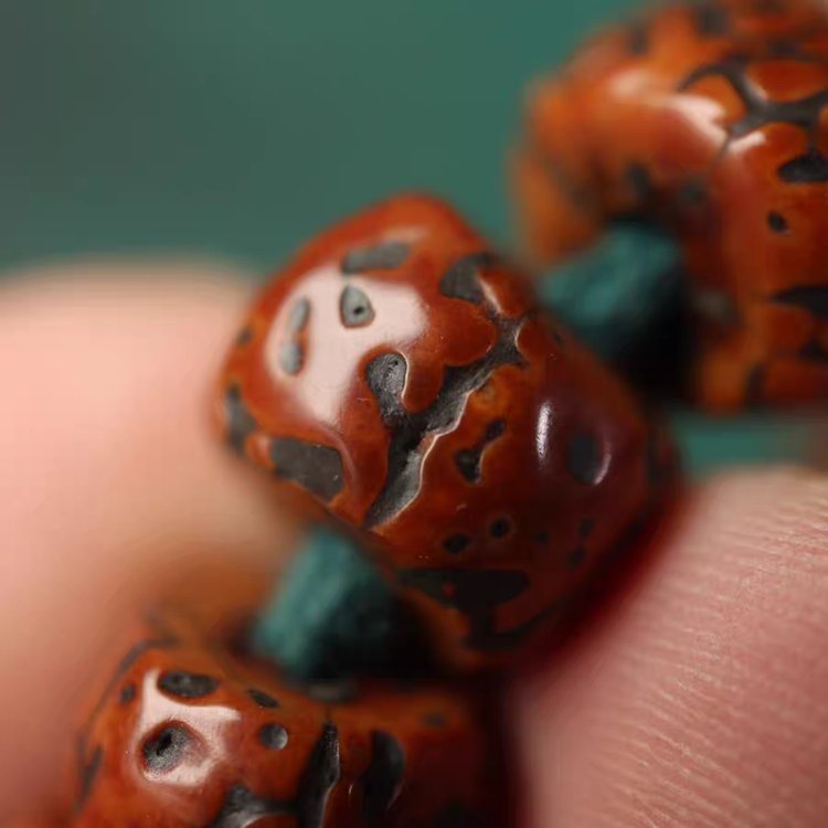 Antique Tibetan Rudraksha Wrist Mala