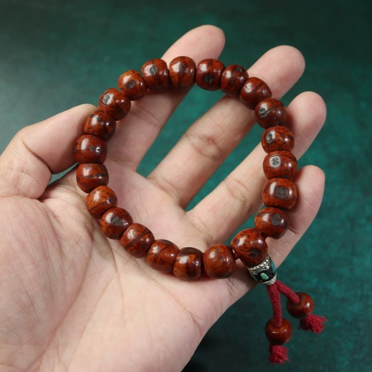 Old Tibetan Bodhi Seed Wrist Mala