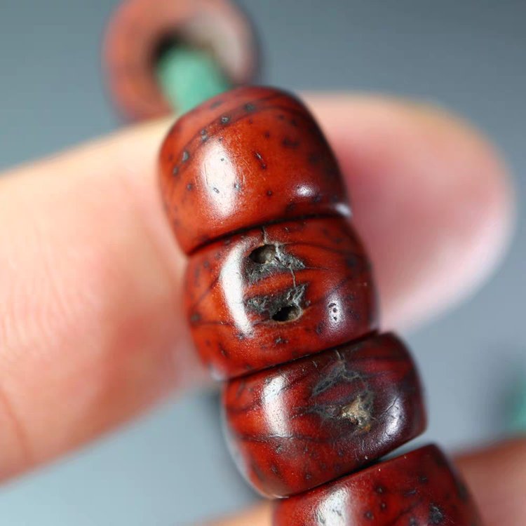 Old Tibetan Bodhi Seed Prayer Beads Bracelet