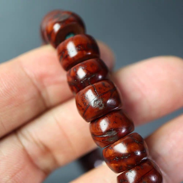Old Tibetan Bodhi Seed Mala 8mm Seeds