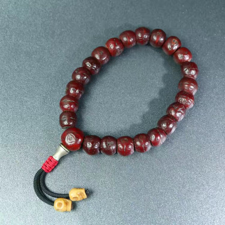 Old Tibetan Bodhi Seed Wrist Mala