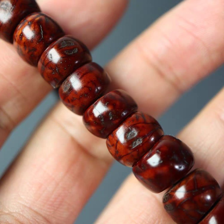 Old Tibetan Bodhi Seed Mala 8mm Seeds