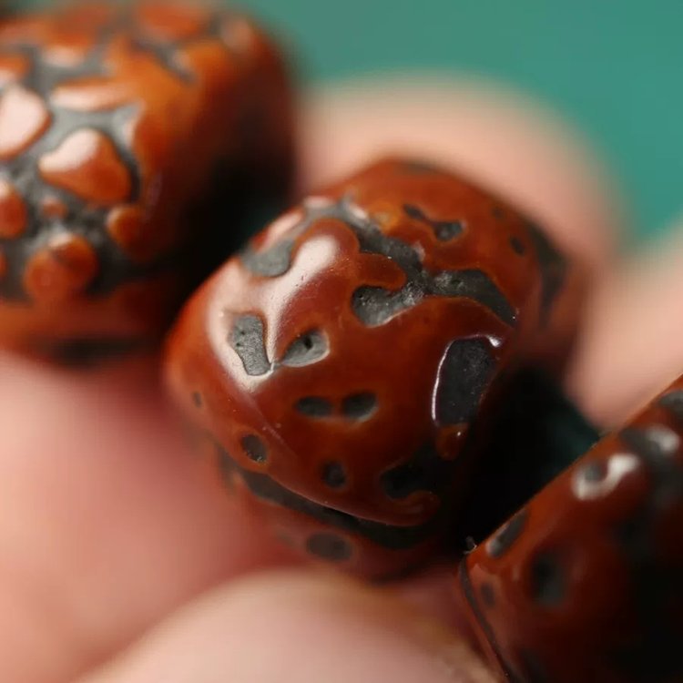 Antique Tibetan Rudraksha Wrist Mala