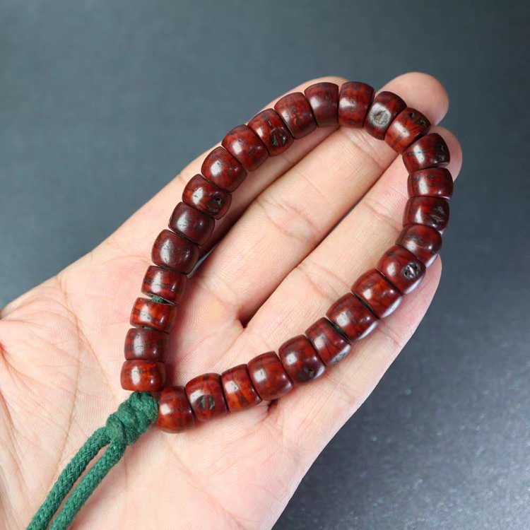 Old Tibetan Bodhi Seed Prayer Beads Bracelet
