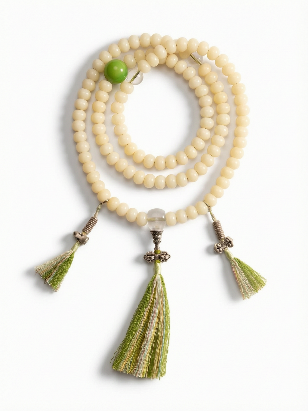 Bosaman Guanzhao White Bodhi 108 Mala