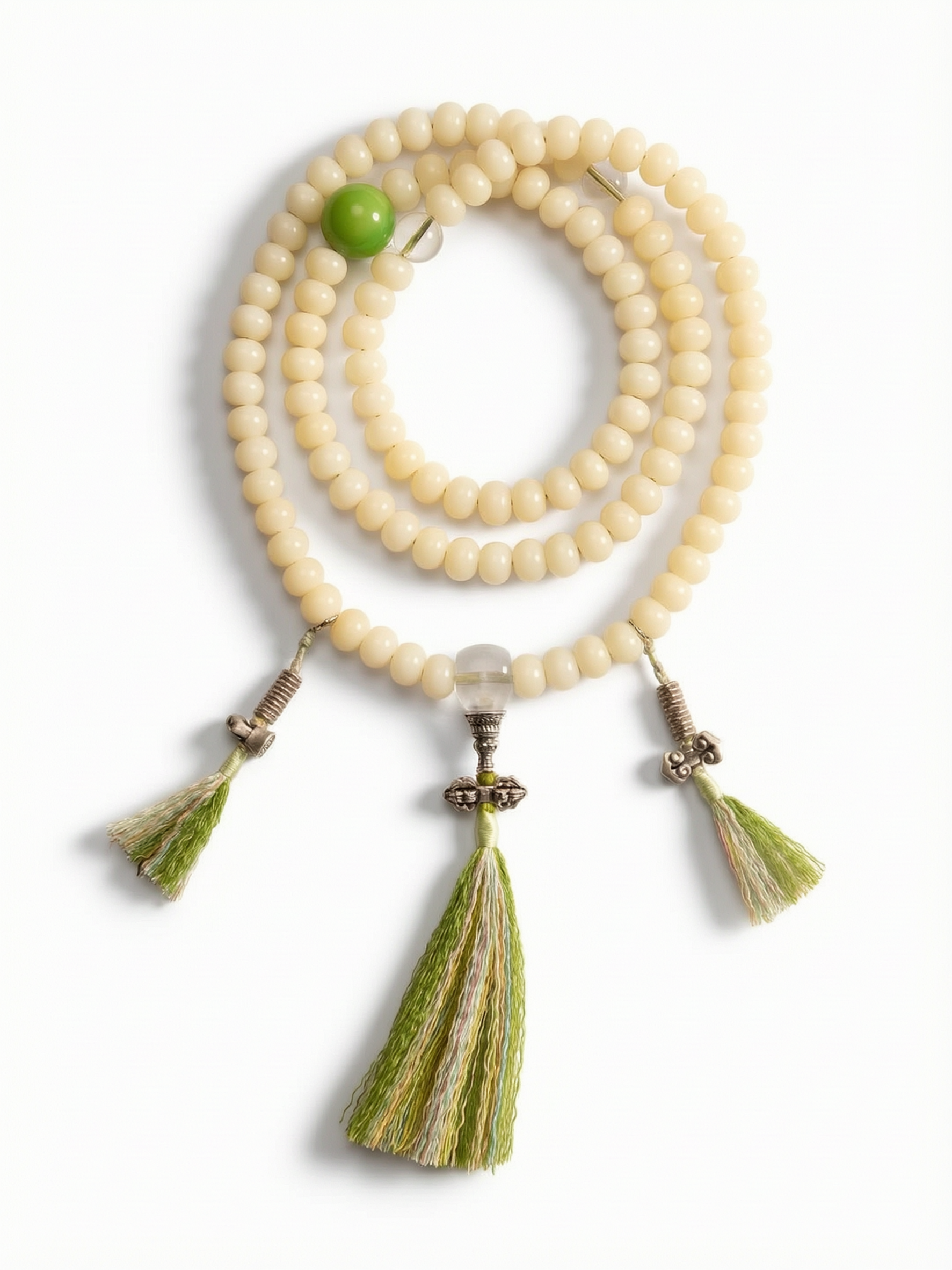 Bosaman Guanzhao White Bodhi 108 Mala