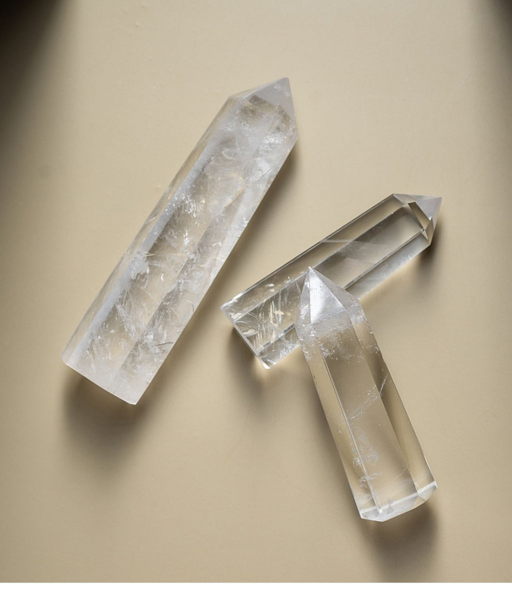 Natural white crystal material reference image