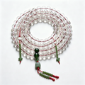 Clear Tibetan-Style Natural White Crystal 108 Mala
