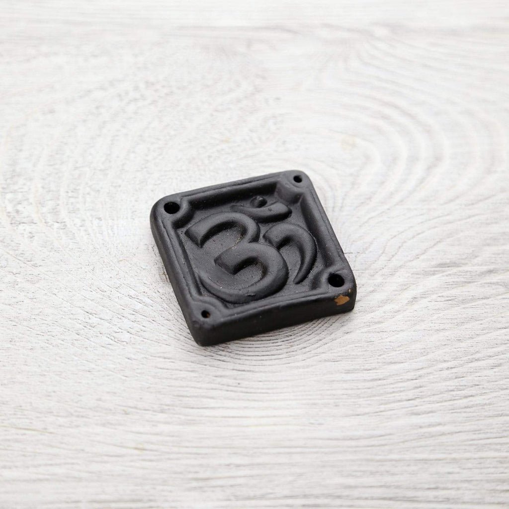 Om Incense Burner Black