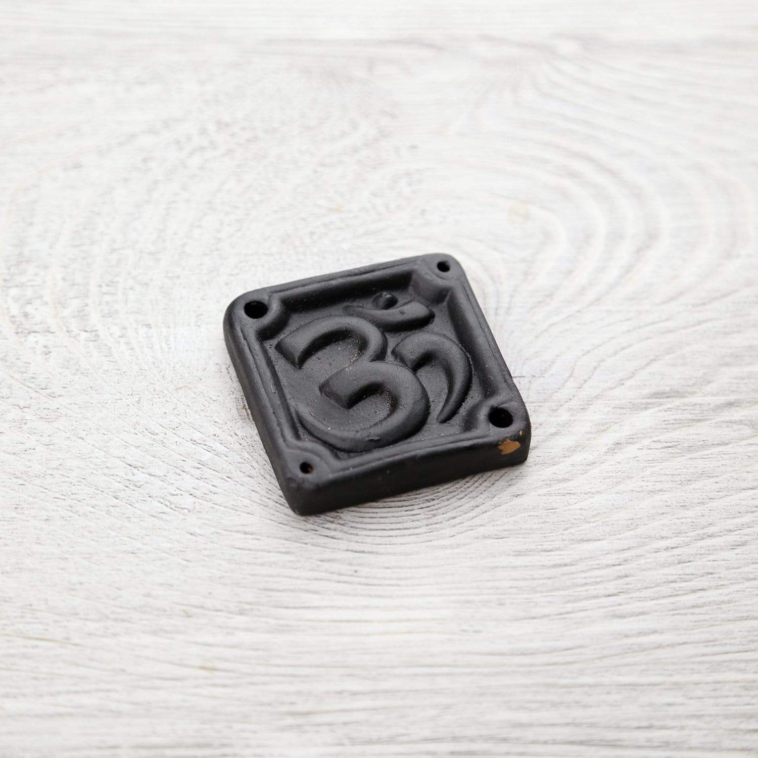 Om Incense Burner Black