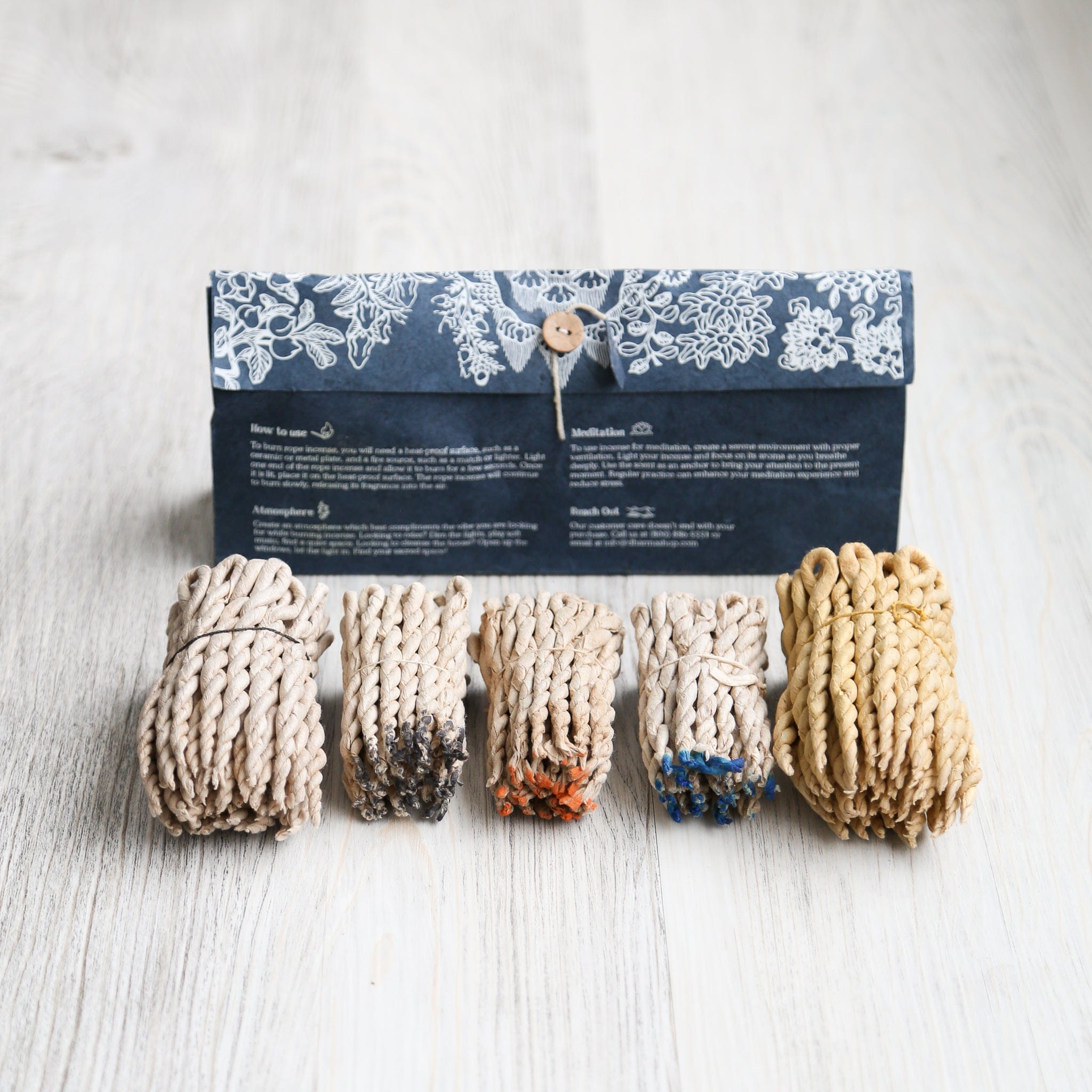 Five Sacred Scents - Nepali Rope Incense Set