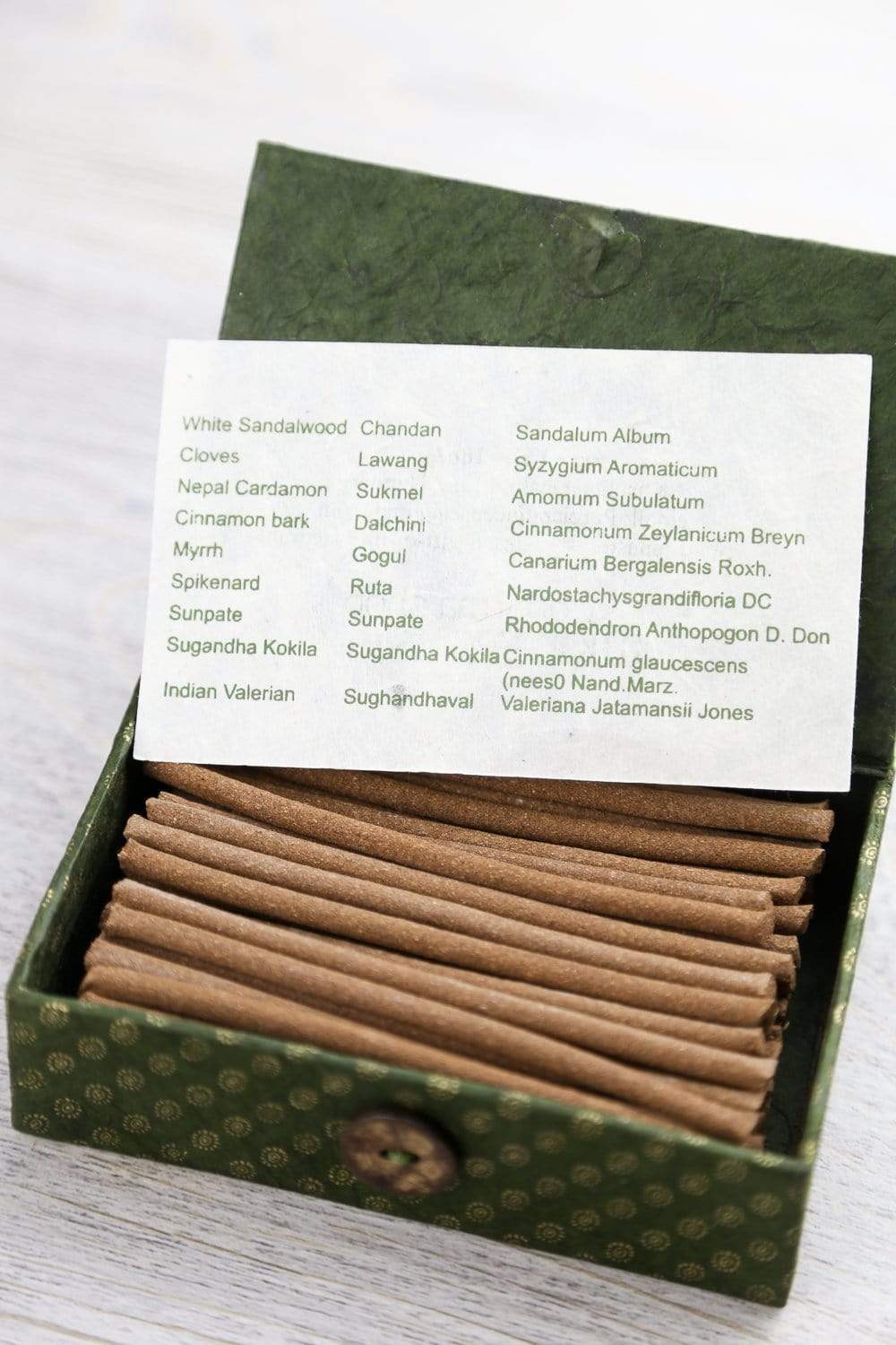 Green Tara Incense Handmade by Nuns
