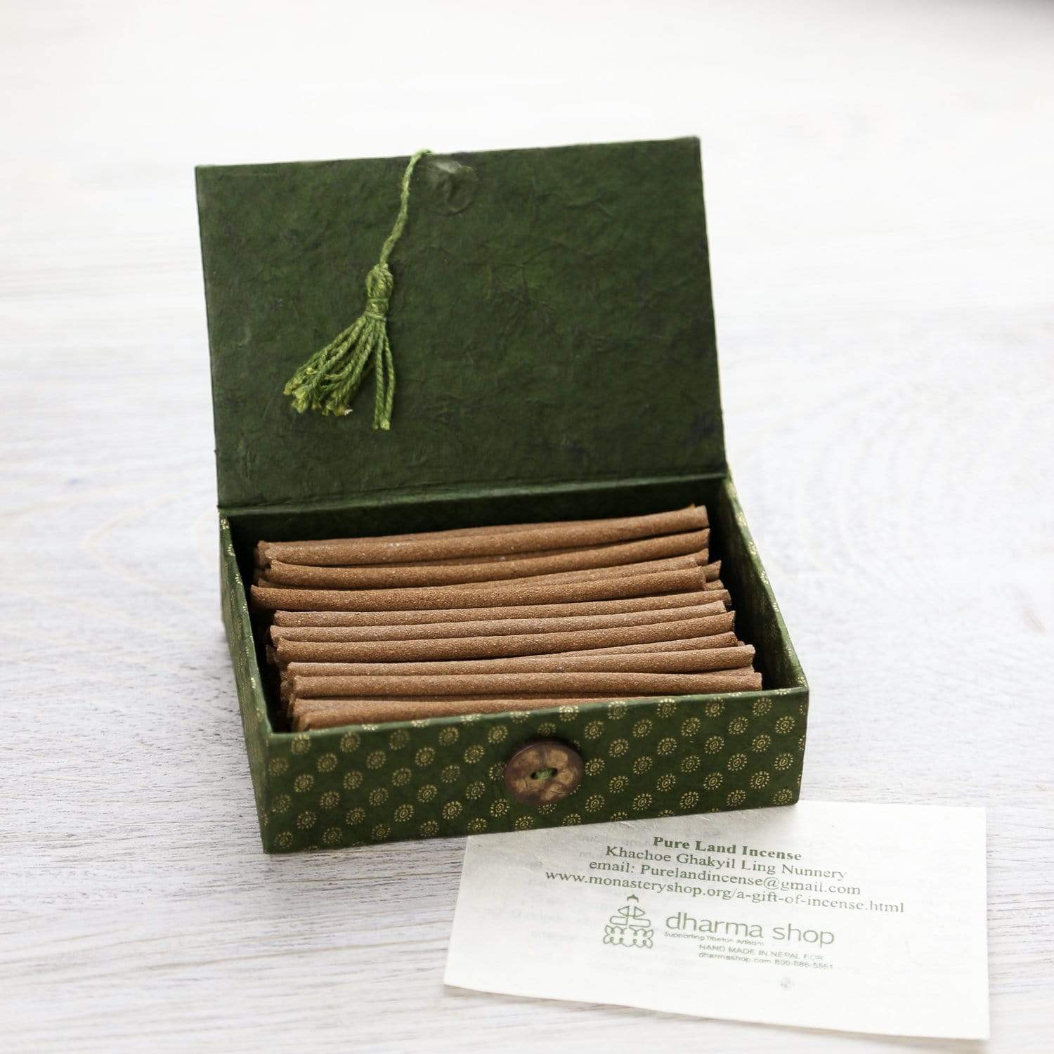 Green Tara Incense Handmade by Nuns