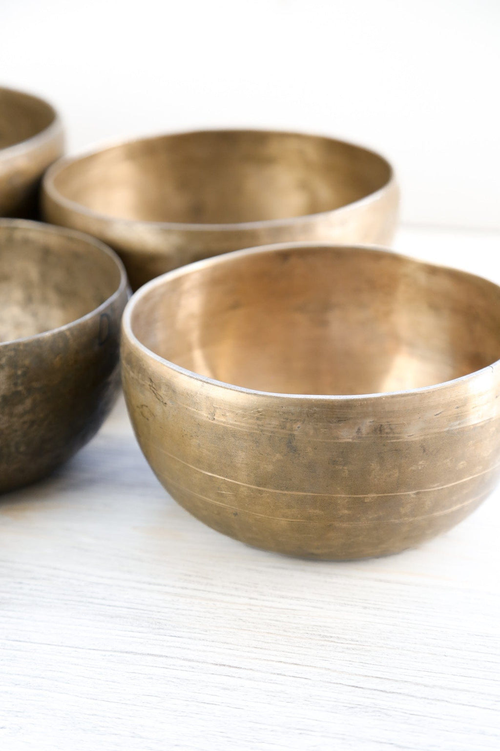 Antique Seven Chakra Singing Bowl Set - Healing & Harmony