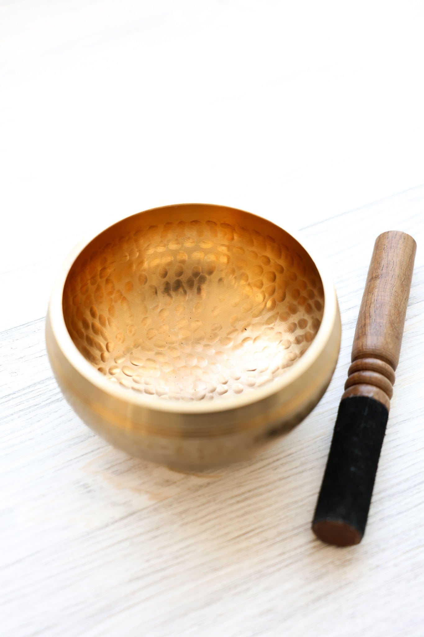 Authentic Hand-Hammered Tibetan Singing Bowl Set