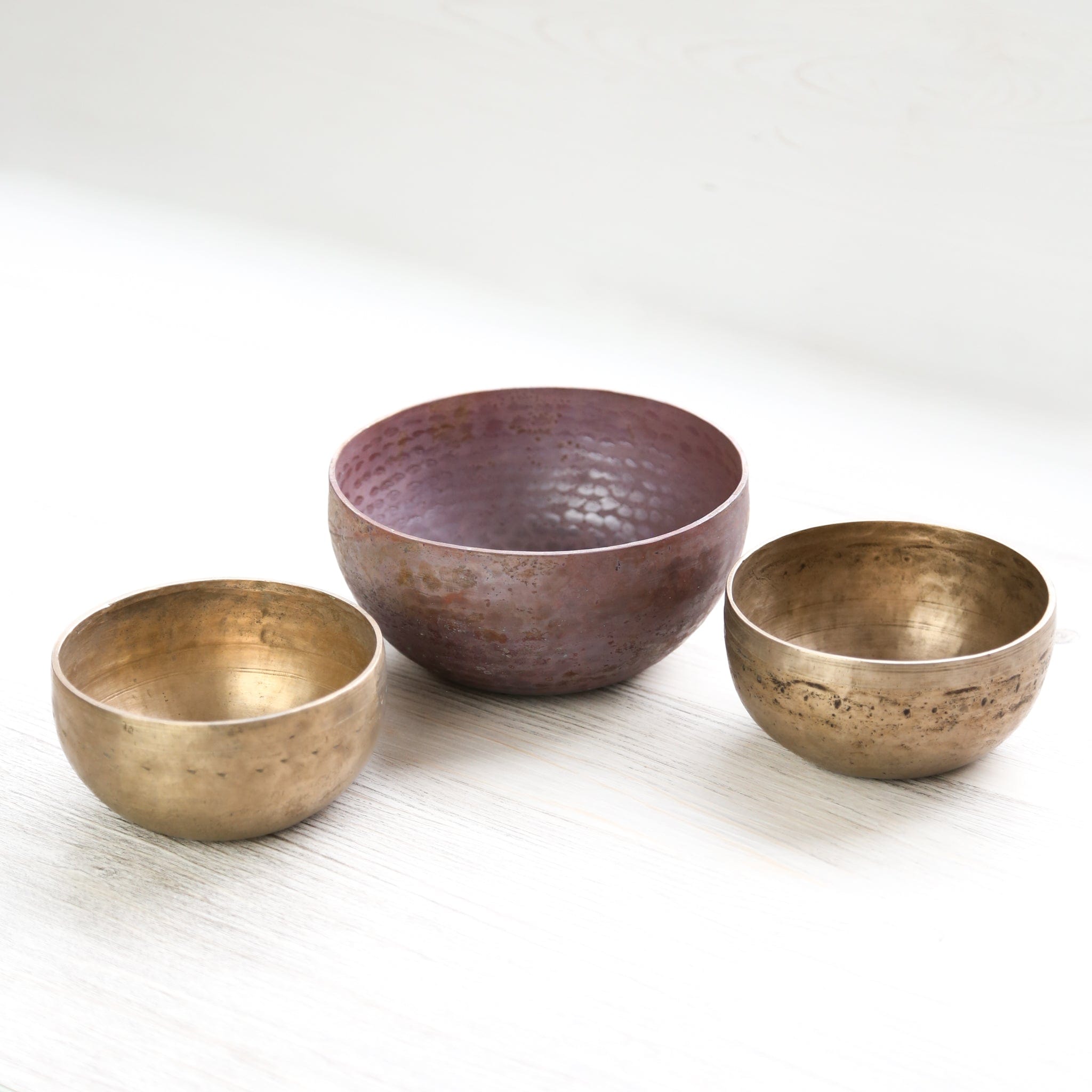 Fire and Tradition Singing Bowl Set of 3