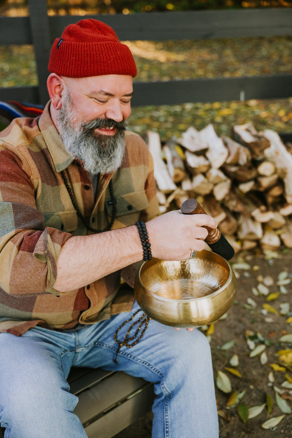 Hand-Hammered Tibetan Bowl Pairing