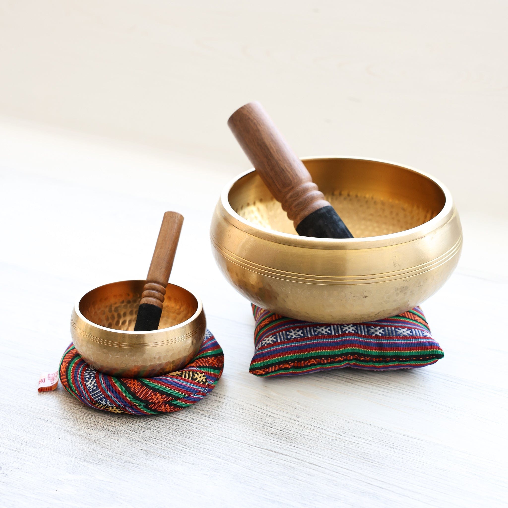 Hand-Hammered Tibetan Bowl Pairing