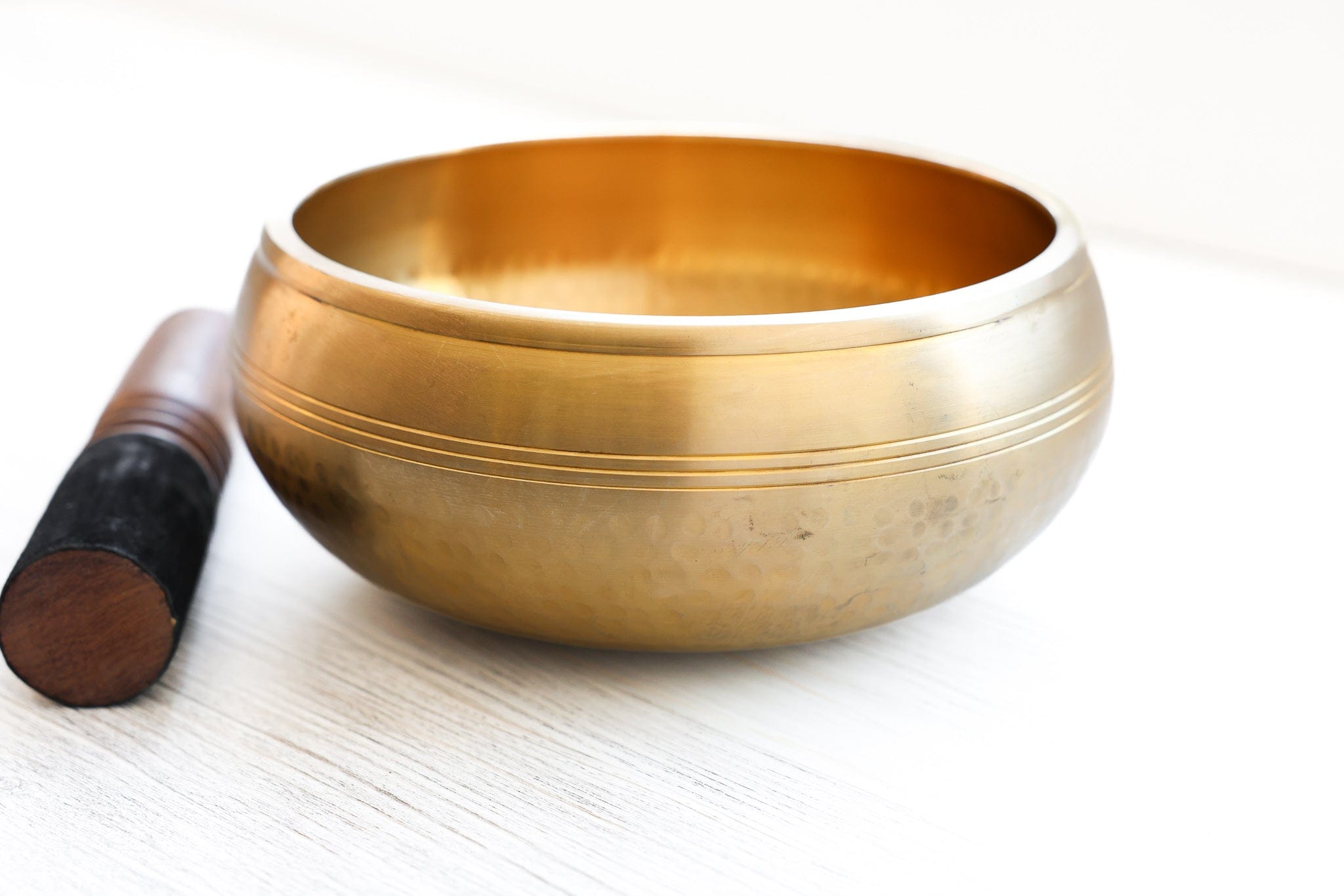 Large Hand Hammered Tibetan Bowl Set