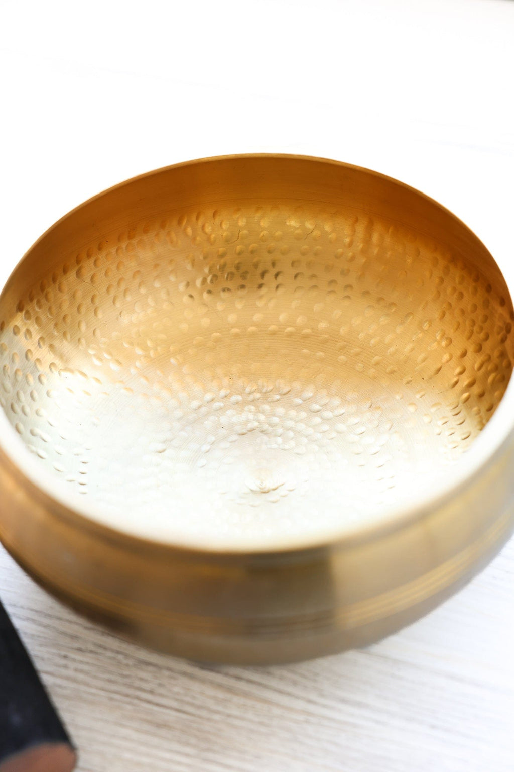 Large Hand Hammered Tibetan Bowl Set