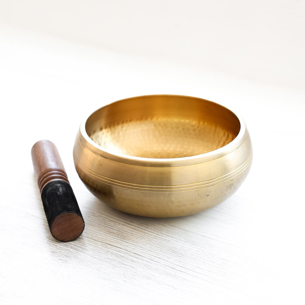 Large Hand Hammered Tibetan Bowl Set