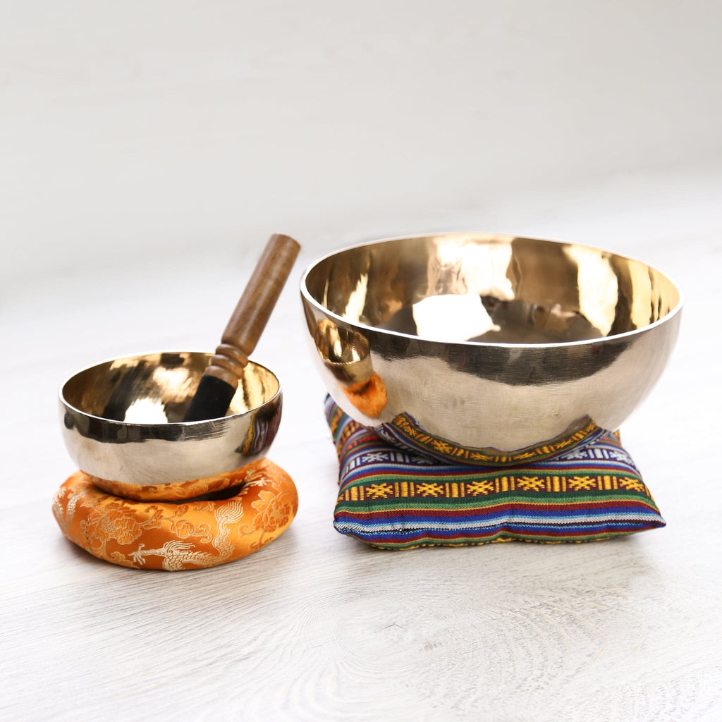 Polished Singing Bowl Set of 2