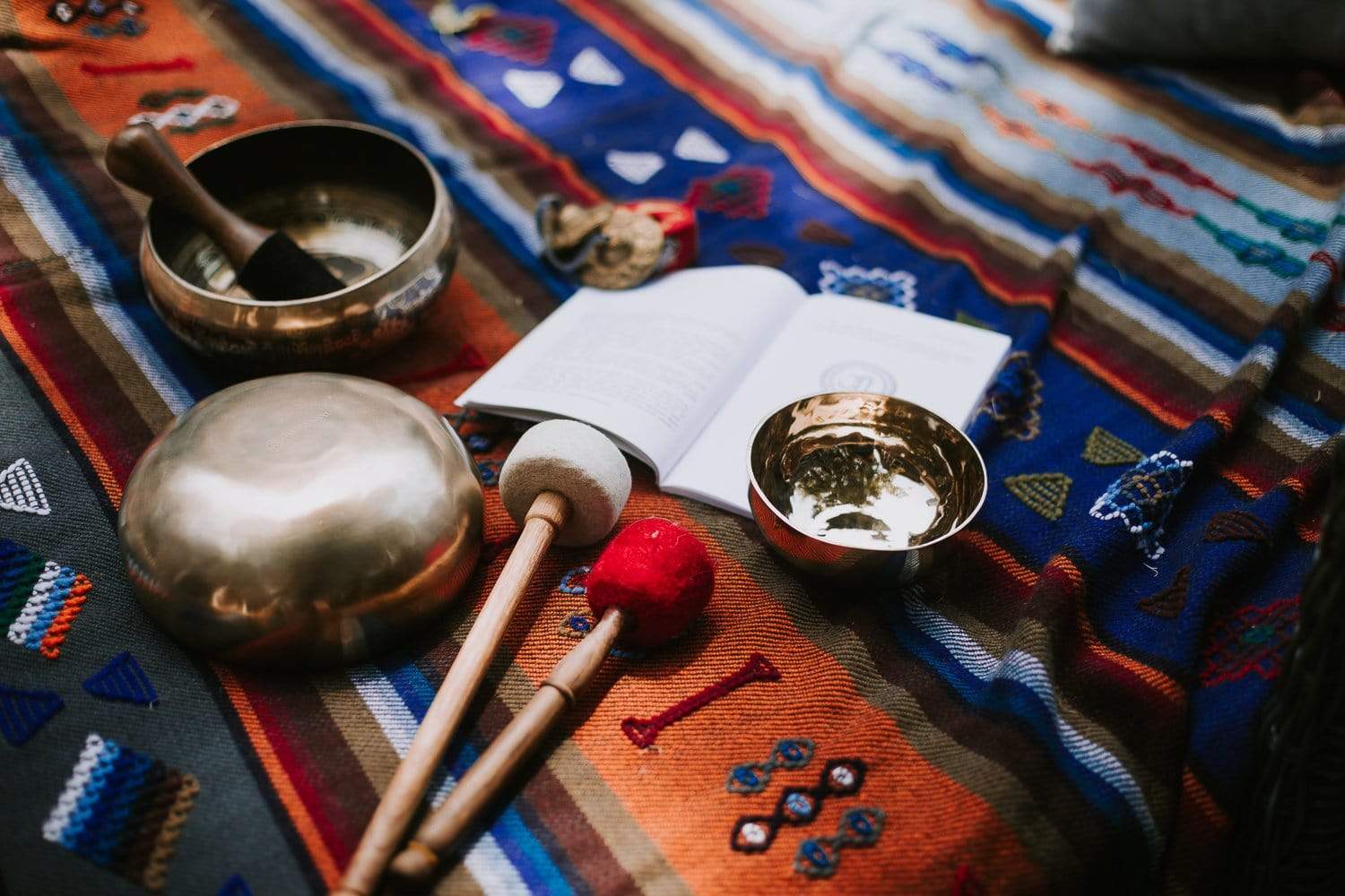 DharmaShop Tibetan Singing Bowl Set